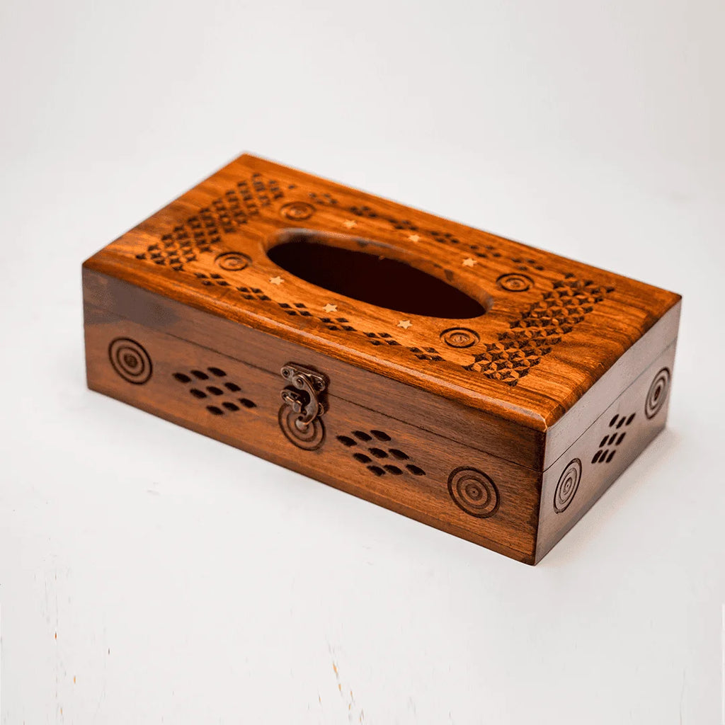 Tissue Box Star Carving
