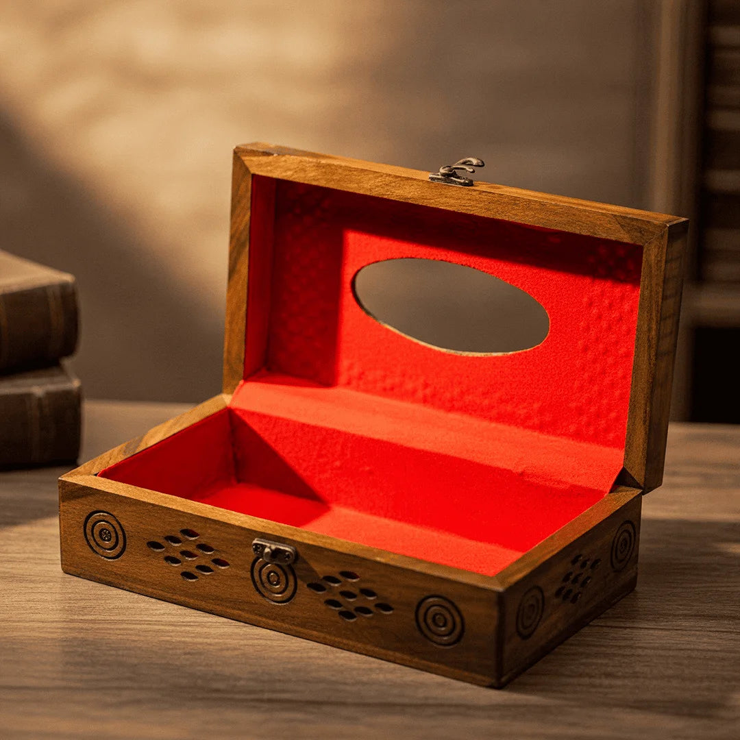 Tissue Box Star Carving