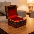 Jewellery Box - Small Full Carving Embroidery